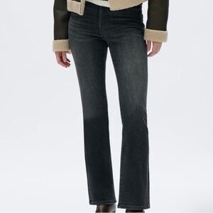 Elegant Charcoal Women's High Rise Bootcut Jeans  # 240